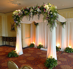 Chuppah Blooms by Plantscaping