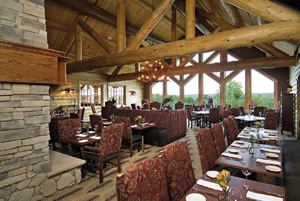 Exposed Wooden Beams Blue Canyon Kitchen